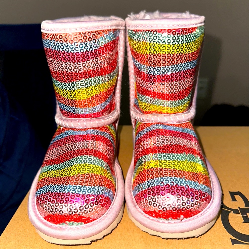 Rainbow Sequin Uggs